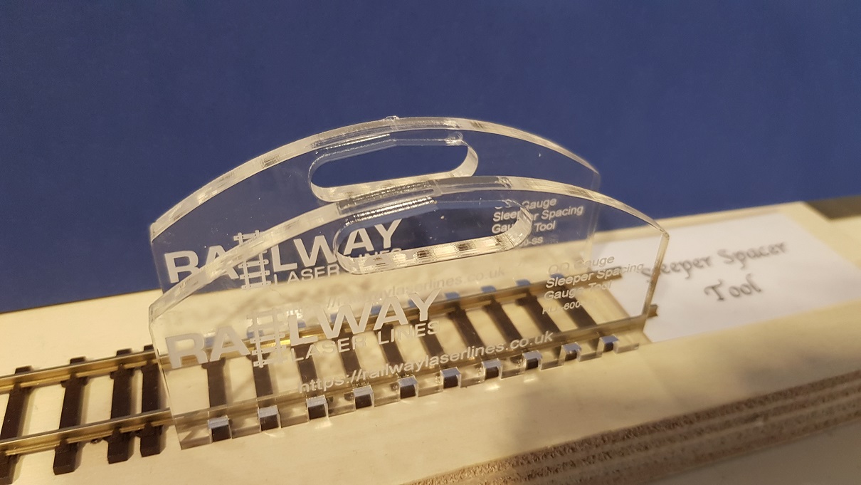 Railway Laser Lines Twin Sleeper Spacer Tools dcctrainautomation.co.uk